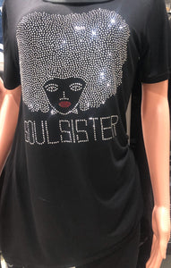 Silver Bling Soul Sister T-shirt
