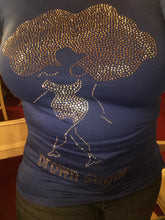 Load image into Gallery viewer, Brown Sugar Curvy Body T-shirt