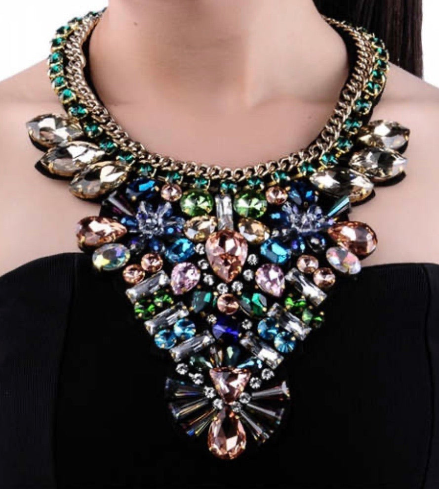 Cluster Statement Necklace